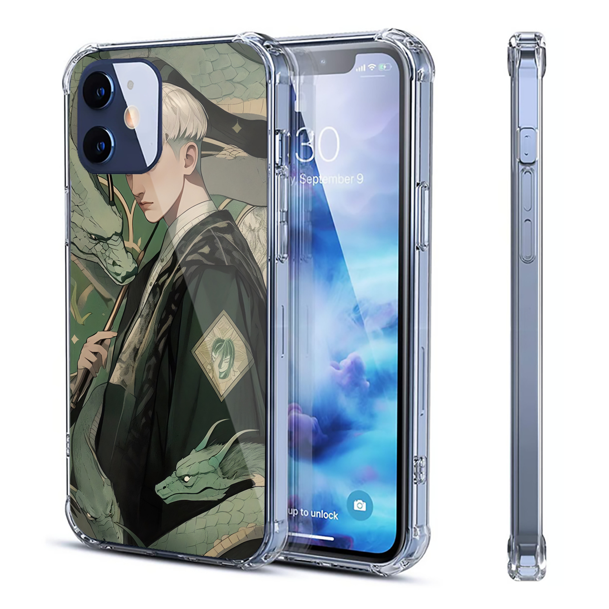 （画像用） Harry Potter ハリー・ポッターシリーズ 【iPhone 12シリーズ対応】透明スマホケース（クリアソフトケース）
